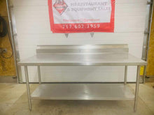 Load image into Gallery viewer, Win-Holt 6ft stainless steel table 16 gauge steel.