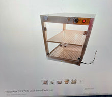 Load image into Gallery viewer, HeatMax 222725 Bread Warmer Display w/ Stand Tested and Working!
