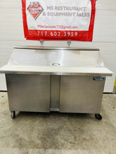 Load image into Gallery viewer, McCall ST-59-4 S/s 2 Door 59” Mega Top Sandwich Prep Cooler Tested &amp; Working!