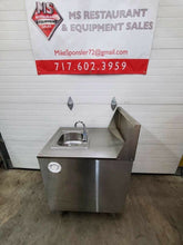 Load image into Gallery viewer, QualServe Stainless Portable Sink On Demand Hot Cold H2o Tested &amp; Working