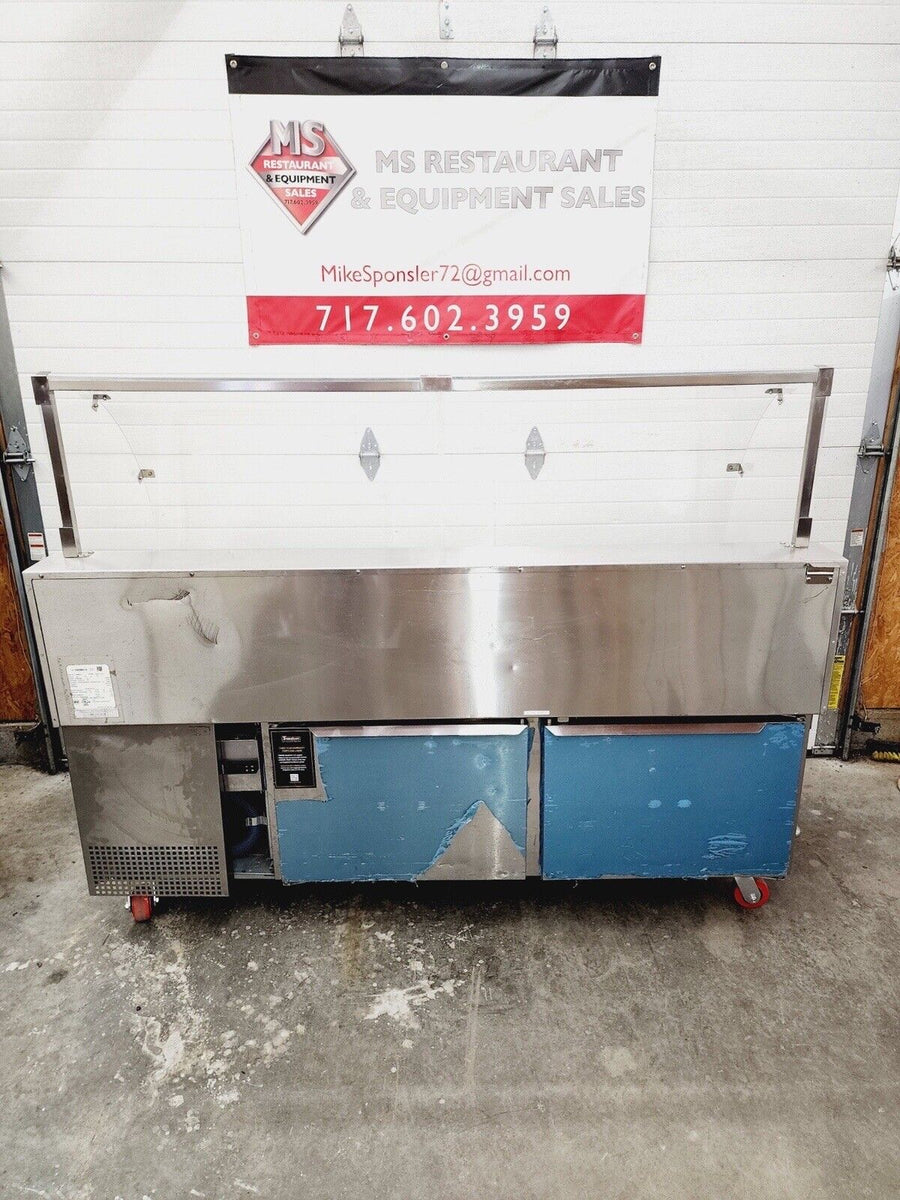 Traulsen TD078HT-1 Stainless Steel 78” Seafood Display Case with Caste ...