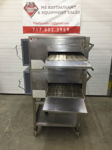 Lincoln Impinger 1132 Electric 208v/3ph Double Stack 18” Conveyor Pizza Oven