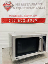 Load image into Gallery viewer, Amana RCS10TS Stackable Comm. Microwave w/ Push Button 120V, 1000W
