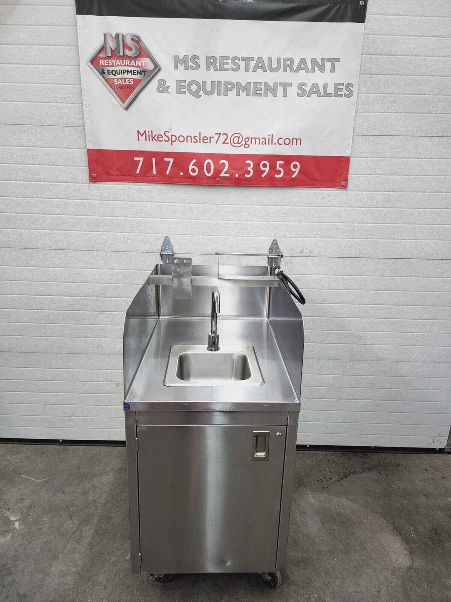 QualServ NSF, Hands Free, Portable Sink, Hot Water on Demand, Works Gr