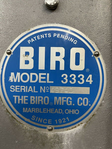 BIRO 3334SS-4003 Meat Band Saw. Fully Refurbished Tested & Working!