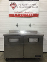 Load image into Gallery viewer, True TWT-48 Worktop Refrigerator w/ Backsplash 2 Door 48Wx30Dx36H