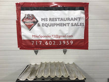 Load image into Gallery viewer, 26”x18” French Bread Pan Perforated Aluminum Mold 4 And 5 Sections (Lot Of 40)