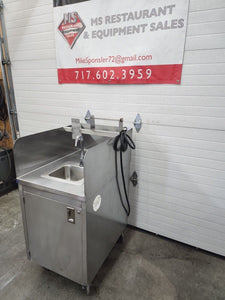 QualServ NSF, Hands Free, Portable Sink, Hot Water on Demand, Works Great!