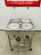 Load image into Gallery viewer, Belshaw H&amp;I-4 Heat &amp; Ice Donut Glazing Table 240v Bowls &amp; Lids Included Working!