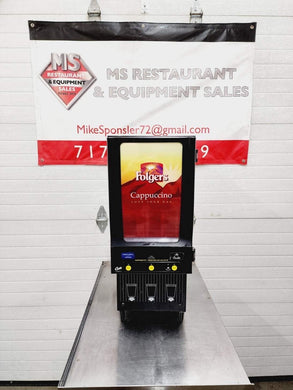 Curtis Wilbur CAFEPC3CL10000 Cappuccino Machine w/ 4lb Hopper (3) Dispenser 120v