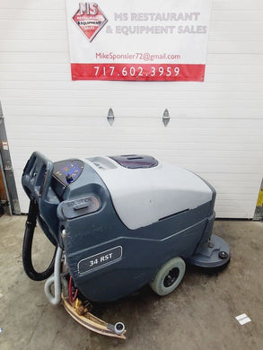 Advance 34RST Walk-Behind Scrubber Tested and Working!