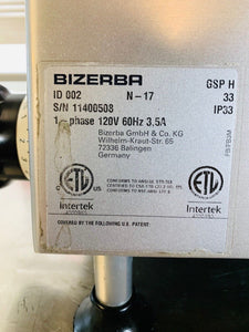 Bizerba GSP H 2017 Manual Deli Slicer Fully Refurbished!