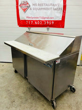 Load image into Gallery viewer, McCall ST-59-4 S/s 2 Door 59” Mega Top Sandwich Prep Cooler Tested &amp; Working!