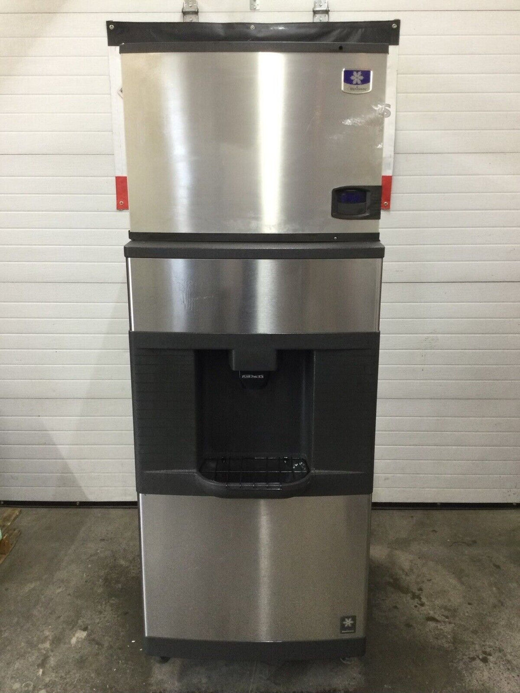 Manitowoc IY606A-261 208v Cube Ice, Air Cool 555#/day, QPA310 Cube Ice Dispenser