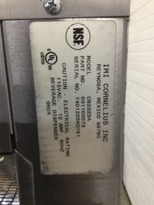 Cornelius CB2323A, 8 Flavor Soda Dispenser w/ 100# Ice Bin