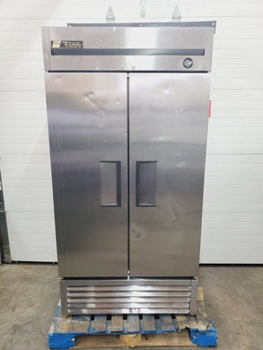 True T-35-39.5” 2 Door Stainless Steel Reach In Refrigerator Tested and Working!