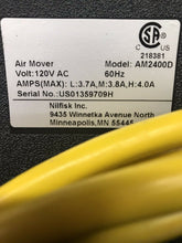 Load image into Gallery viewer, Whistle-Style Carpet Fan Air Mover, 3-speed, 1/3 hp motor, 50000390