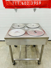 Load image into Gallery viewer, Belshaw H&amp;I-4 Heat &amp; Ice Donut Glazing Table 240v Bowls &amp; Lids Included Working!