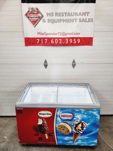 Rio S-125 Curved Lid Freezer Refurbished Tested Working