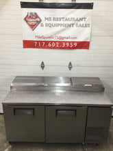 Load image into Gallery viewer, True TPP67 Pizza Prep Table 9 Pans Two door 67” Wide Refurbished