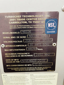 Turbochef NGCD6 Tornado II 2015 Refurbished!