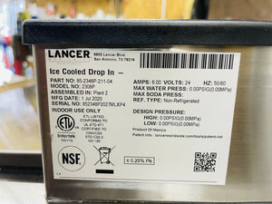Lancer 2308P and McCann’s 16-1321 8 Valve SS Ice Cooled Beverage Dispenser Works