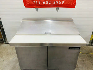 Continental Refrigerator SW48-18M Mighty Top Sandwich Prep Table, 48” W