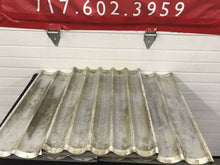 Load image into Gallery viewer, 26”x18” French Bread Pan Perforated Aluminum Mold 4 And 5 Sections (Lot Of 40)