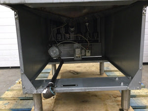 Avantco FF518 Nat. Gas 70-100lb SS Tube Floor Fryer 150,000 BTU