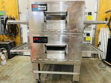Load image into Gallery viewer, Middleby Marshall PS840G VE2-PH Nat. Gas Double Stack Conveyor Pizza Ovens