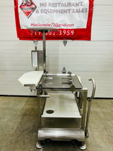 Load image into Gallery viewer, Face To Face Slicer Deli Buddy Mobile Stainless Cart Tested &amp; Working!