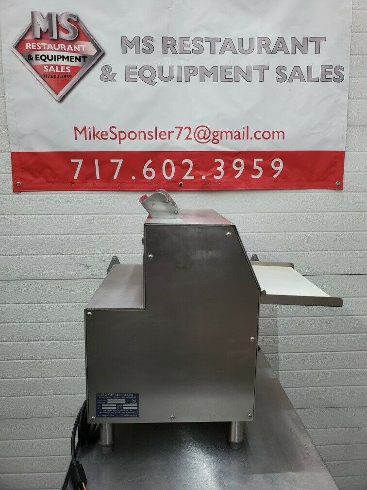 Somerset CDR-1500 15” Countertop Two Stage Side Operated Dough Sheeter ...