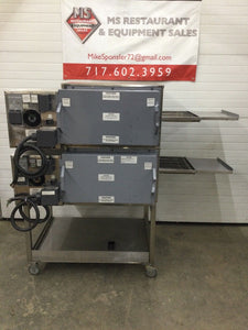 Lincoln Impinger 1132 Electric 208v/3ph Double Stack 18” Conveyor Pizza Oven