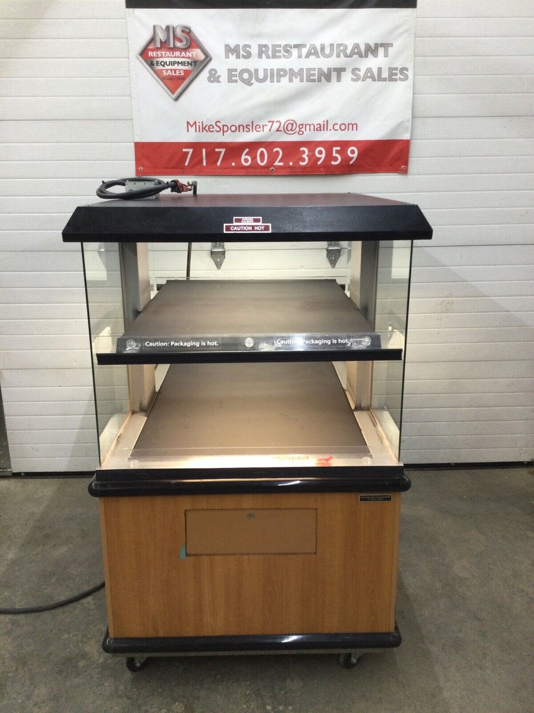 Custom Deli Inc. DILW4H 2 Shelf Hot Food Grab n Go Tested and Working!