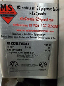 Bizerba GSP-H 2015 Deli Slicer Fully Refurbished Tested and Working!