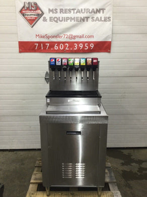 Cornelius CB2323A, 8 Flavor Soda Dispenser w/ 100# Ice Bin