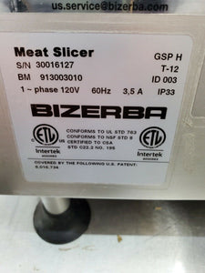 Bizerba GSP H 2012 Deli Slicer Fully Refurbished!