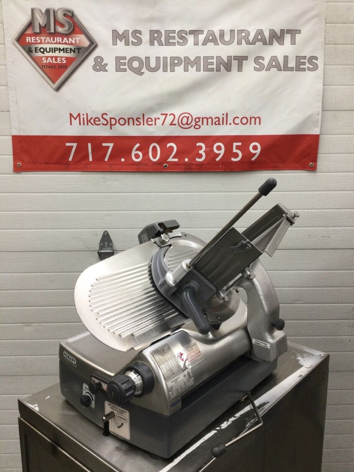 Hobart on sale meat slicer
