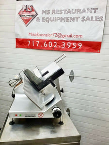 Bizerba SE12 Manual Deli Slicer Fully Refurbished