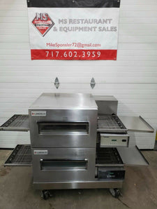 Lincoln Impinger 1132 Electric 208v/3ph Double Stack 18” Conveyor Pizza Oven!