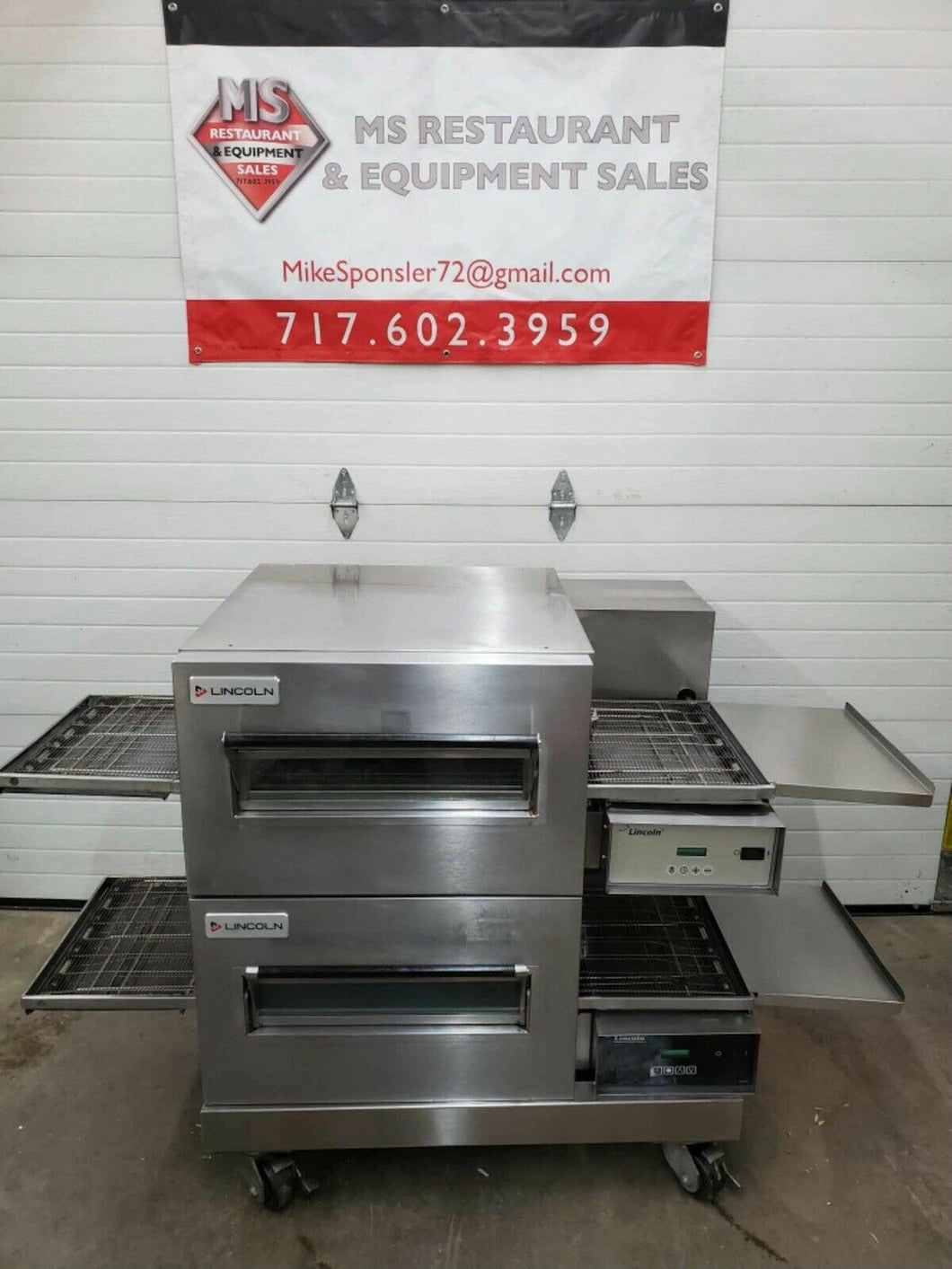 Lincoln Impinger 1132 Electric 208v/3ph Double Stack 18” Conveyor Pizza Oven!