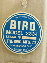 Load image into Gallery viewer, Biro 3334SS-4003 Meat Saw 3ph 208/220V 3HP Tested and Working