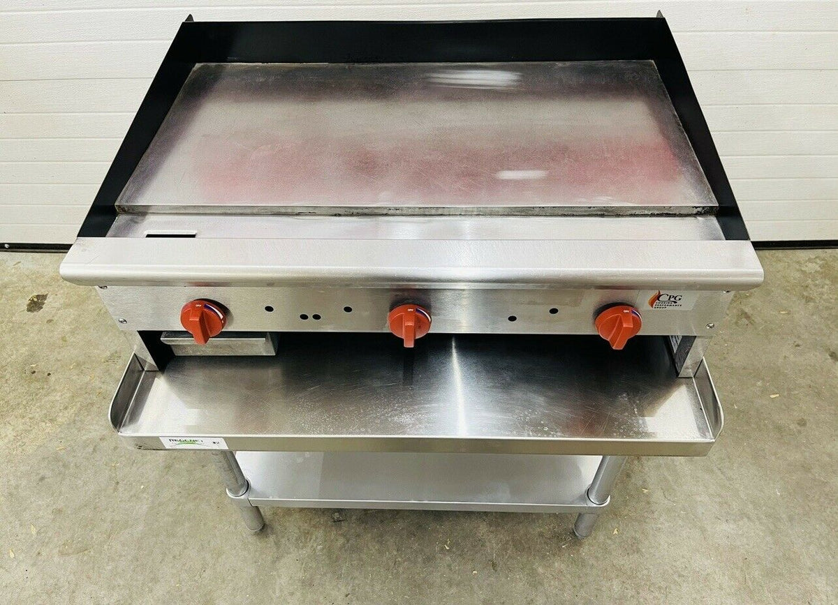 Cooking Performance Group COGMG-36C Nat. Gas 36” Countertop Griddle 90 ...