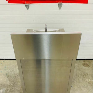 Qual Serv WMSC24MS Stainless Steel Portable Sink, Hot Water Tested & Working