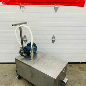 Darling 402 Portable Commercial Cooking Oil Filter / Caddy W/ Sealed Pump Clean