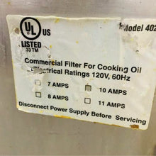 Load image into Gallery viewer, Darling 402 Portable Commercial Cooking Oil Filter / Caddy W/ Sealed Pump Clean