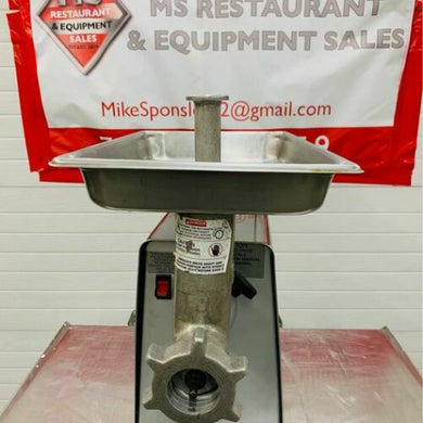 Univex MG8912 Bench Style Meat Grinder w/ 12-lbs Capacity/Minute & Poly V Belt