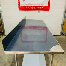 Load image into Gallery viewer, New (S&amp;D) 8’ SS TABLE w/ SS UNDER-SHELF 96x30x34 with 6” backsplash NSF 16 gauge