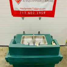 Load image into Gallery viewer, Cambro KSC402519 45 1/2&quot;H Portable Sink Cart w/ (2) 4&quot;D Bowls, Hot Water Demand