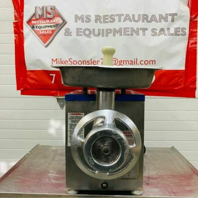 Biro 8-22 SS COUNTERTOP MANUAL FEED MEAT GRINDER #22 HEAD TESTED & WORKING